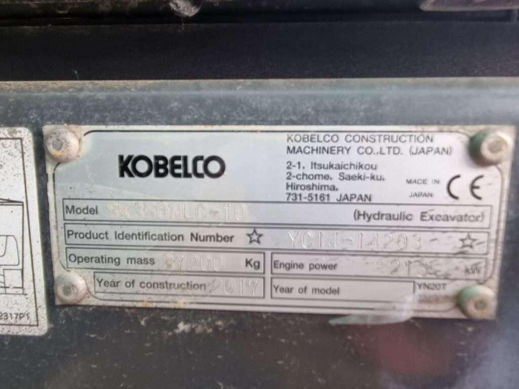 Kobelco SK350NLC-10 Photo 3