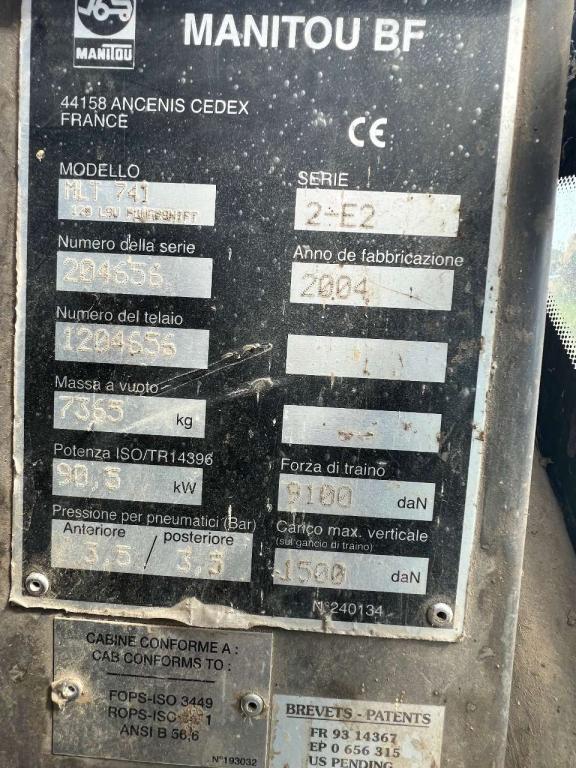 Manitou MLT 741-120 POWERSHIFT Photo 2