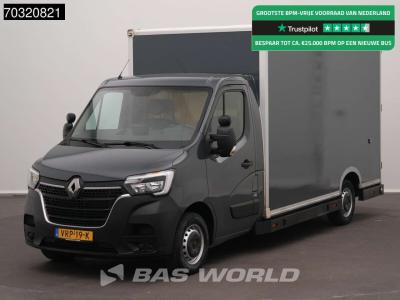 Renault Master 150PK Luchtvering Automaat Bakwagen LED Airco Cruise Camera Parkeersensoren Euro6 Meubelbak en vente par BAS World B.V.