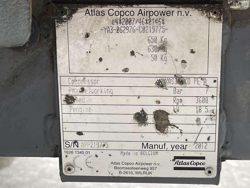 Atlas Copco XAS 37 KD Photo 3