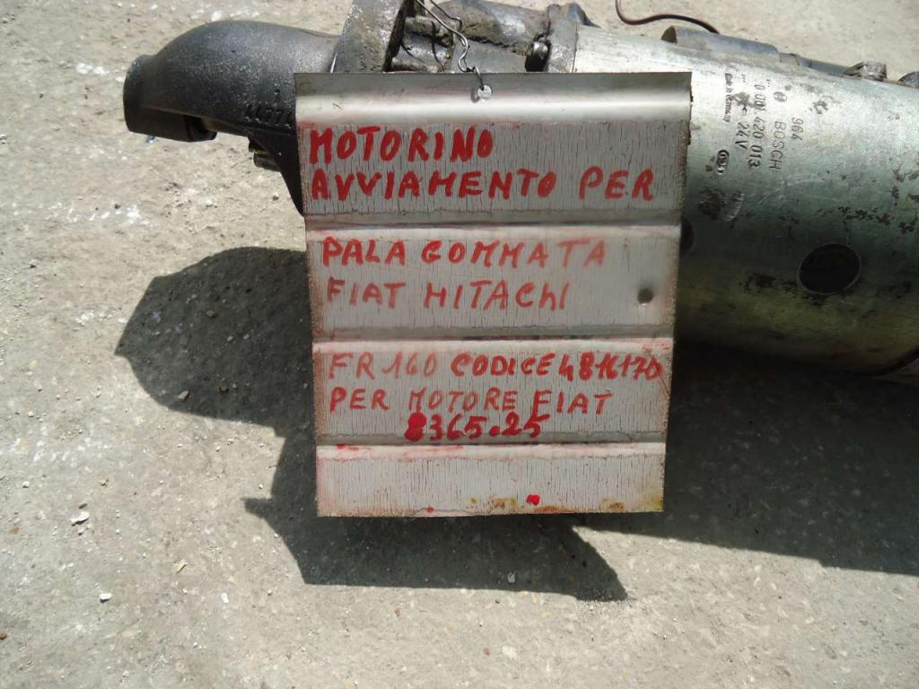 Démarreur pour Fiat Hitachi FR160 (CODICE 4816170) PER MOTORE FIAT 8365.25 Photo 2