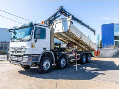 Mercedes-Benz ACTROS 3236 MP3 +GRUE HIAB XS166 HIDUO/3EXT en vente par Braem NV