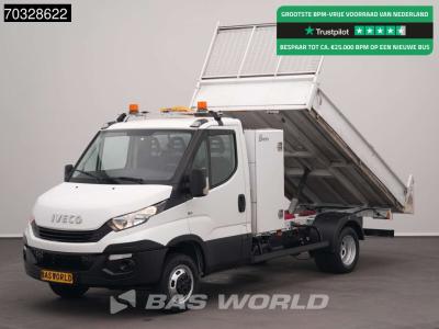 Iveco Daily 35C12 Kipper met Kist Dubbellucht 3,5t Trekhaak Airco Cruise Euro6 Tipper Benne Kieper Airco en vente par BAS World B.V.