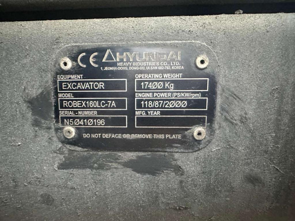 Hyundai Robex 160LC Photo 4