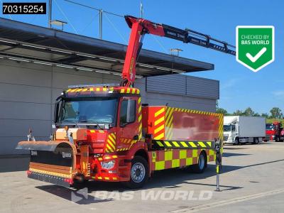 Mercedes-Benz Actros 1827 Actros 4X2 Fire truck Watertank for electrical vehicles Winch Palfinger PK19.001SLD Cra en vente par BAS World B.V.