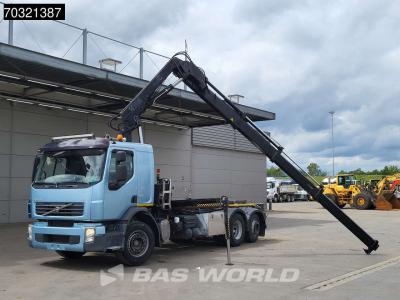 Volvo FE 320 4X2 HIAB 144 E-3 HIDUO Crane 20tons cable system Full air suspension Lift Axle en vente par BAS World B.V.