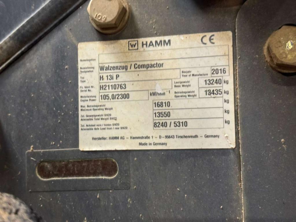 Hamm H13i Padfoot compactor Photo 24