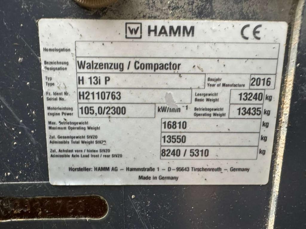 Hamm H13i Padfoot compactor Photo 26