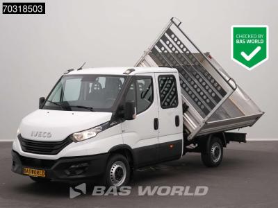 Iveco Daily 35S16 Automaat Driezijdige Kipper Dubbel Cabine 3,5t Trekhaak 160PK Airco Camera Euro6 Tipper en vente par BAS World B.V.