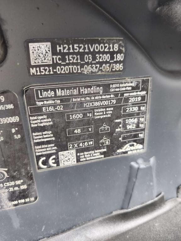 Linde E16L-02 Photo 7