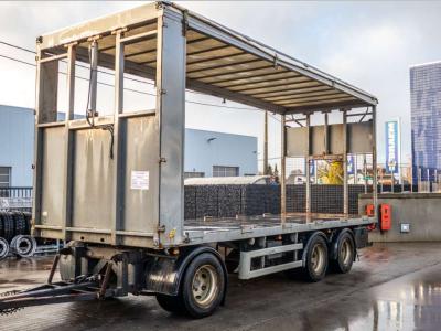 Lecitrailer VOLAILLE/GEFLÛGEL/POULTRY+REHAUSSABLE en vente par Braem NV