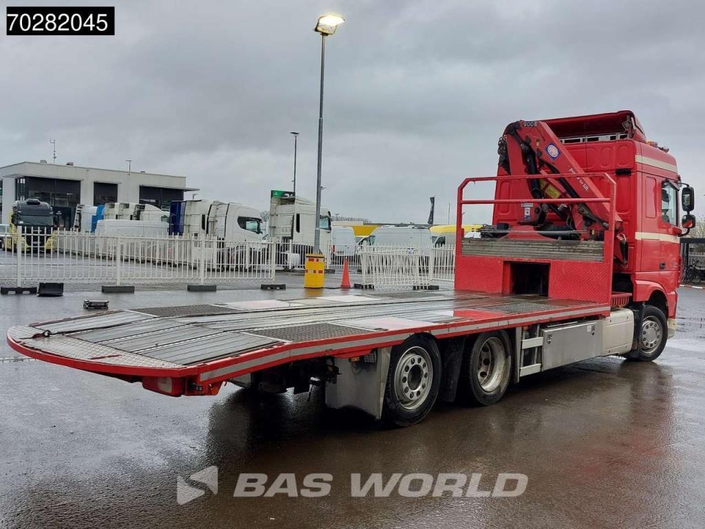 Daf XF 440 6X2 NL-Truck Transporter HMF 900-K2 Kran Winch Lift-Lenkachse Euro 6 Photo 12