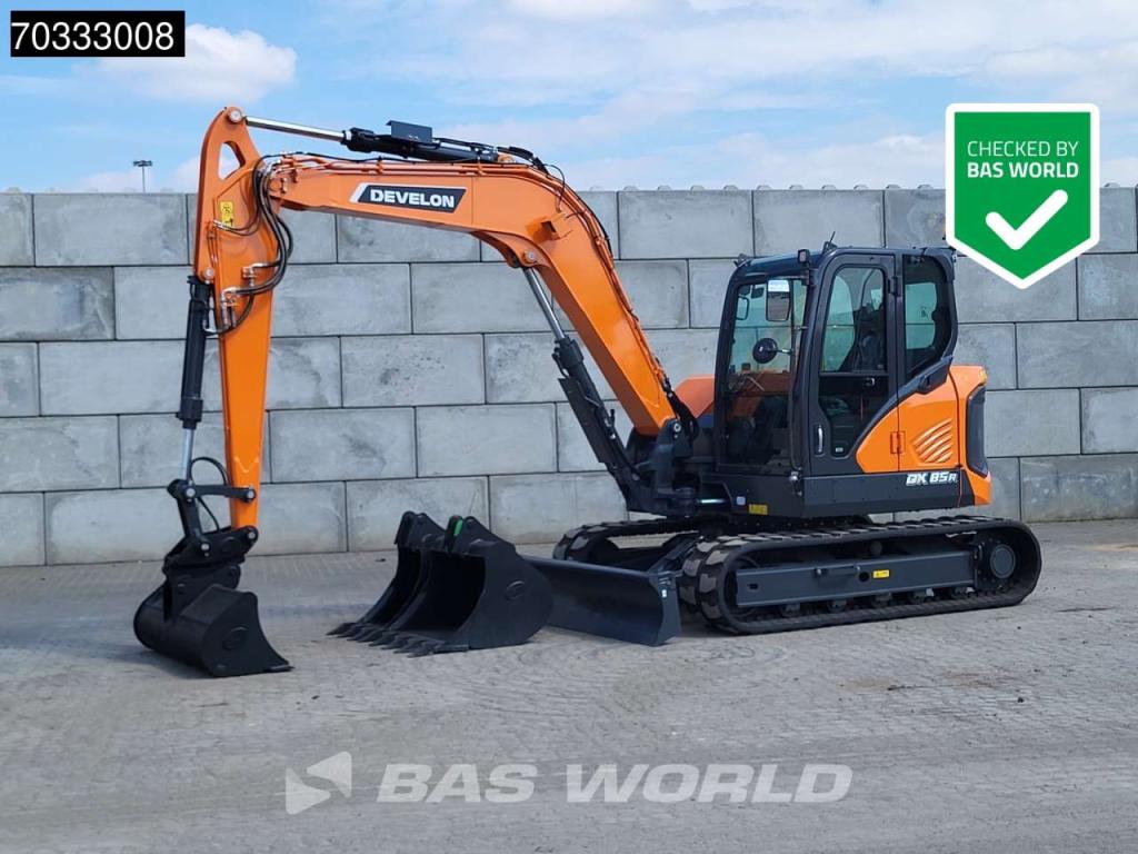 Develon DX85 R-7 A/C - PIN ON / 3 BUCKETS Photo 1