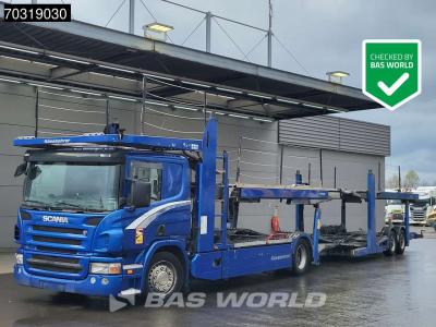 Scania P420 4X2 Kassbohrer Car transporter combi Full Air suspension Automatic Euro 3 en vente par BAS World B.V.