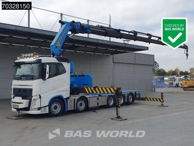 Volvo FH 500 FH 10X4 Palfinger PK92002-SH Crane 7 extensions Fly-Jib Preparation NL-truck APK VEB+ Euro 6 en vente par BAS World B.V.