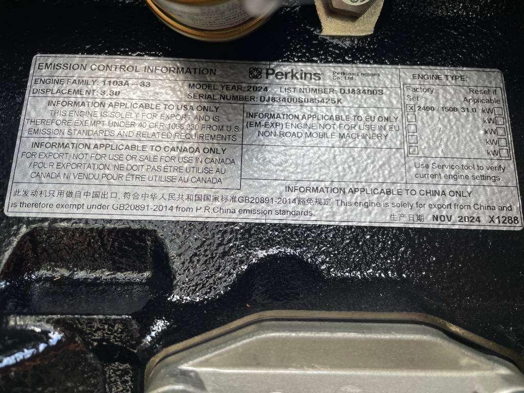 Perkins 1103A-33 - 33 kVA Generator - DPX-19802 Photo 15