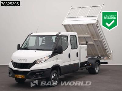 Iveco Daily 35C16 3.0L Dubbel Cabine Kipper met Kist 3,5t Trekhaak Dubbellucht 160PK Navi Airco Cruise Eu en vente par BAS World B.V.