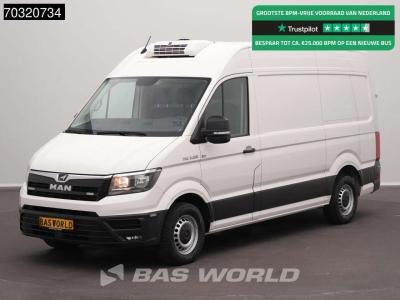 Man TGE 3.180 Automaat Koelwagen Thermo King V-300 MAX L3H3 180PK Airco Cruise Camera Euro6 L2H2 Koel K en vente par BAS World B.V.