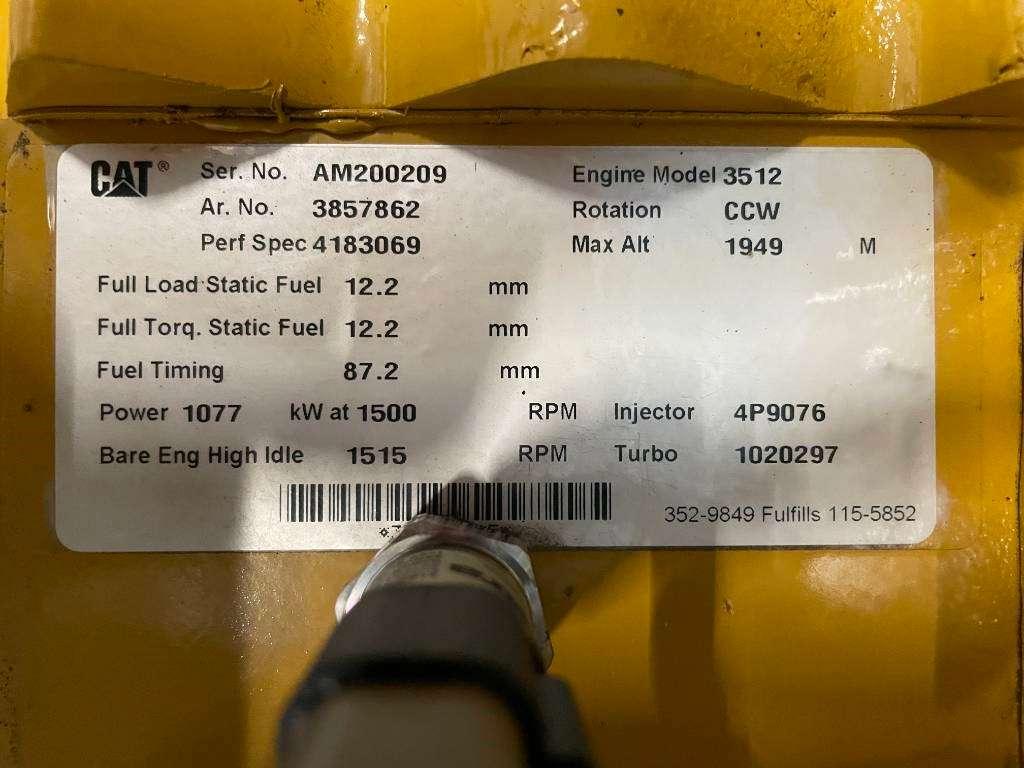 Caterpillar 3512 - 1250 kVA Used Generator - DPX-12661 Photo 12