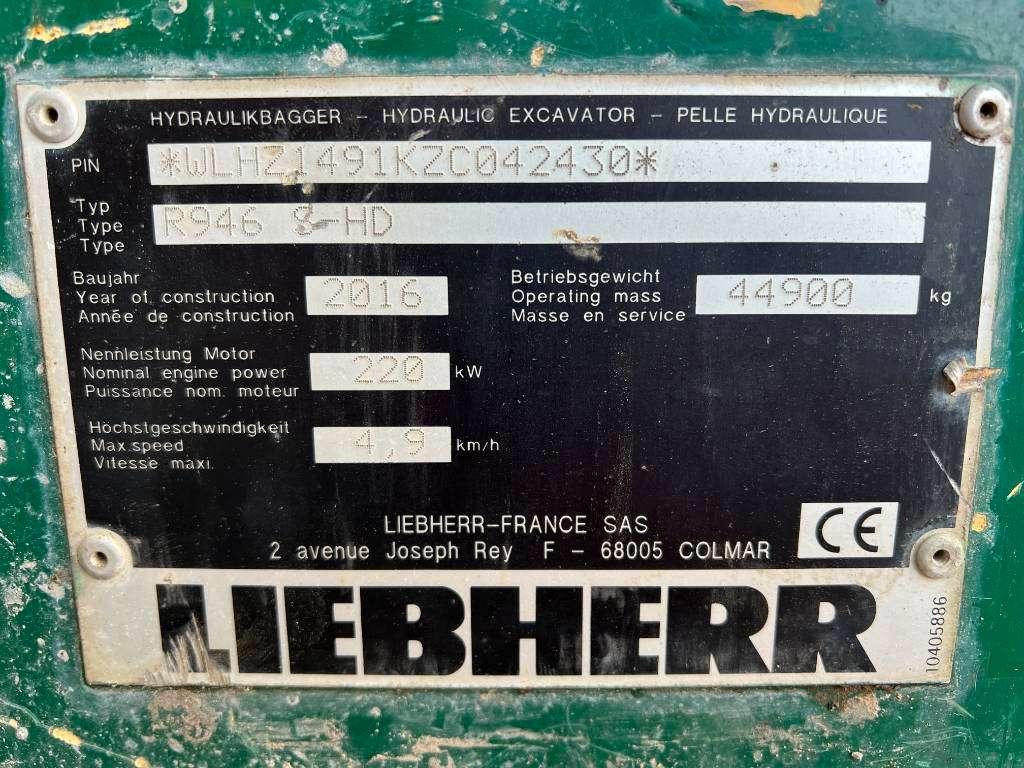Liebherr R946 S HD - Well Maintained / Excellent Condition Photo 18