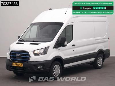 Ford e-Transit 184pk Elektrisch 68kWh 317km WLTP L2H3 Hoog Dak Navi Airco Cruise Parkeersensoren v+a SYN en vente par BAS World B.V.