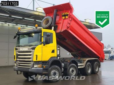 Scania G420 G 8X4 8x6 18m3 KH Kipper Steel suspension Big-Axle Euro 4 en vente par BAS World B.V.