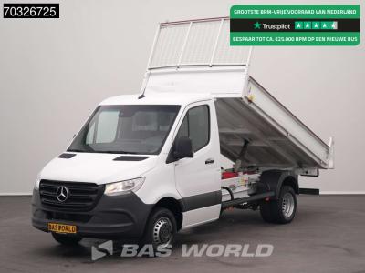 Mercedes-Benz Sprinter 515 CDI Dubbellucht 3,5t Trekhaak Kipper 150PK Airco Cruise Euro6 Tipper Benne Kieper Airc en vente par BAS World B.V.