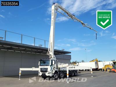Man TGS 35.510 8X4 47 mtrs SWAN TSP 47-5 160RZ concrete pump Full Steel Automatic Euro 6 en vente par BAS World B.V.