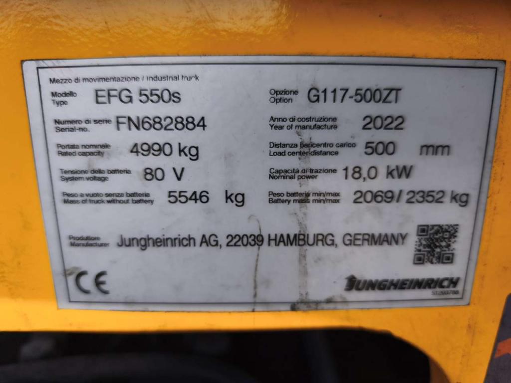Jungheinrich EFG550S Photo 8