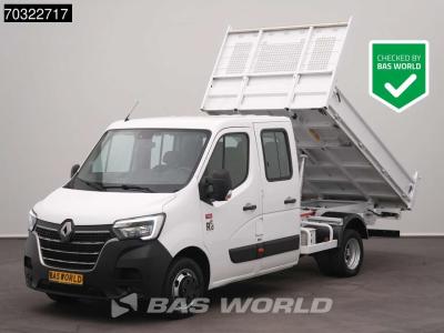 Renault Master 130PK Kipper Dubbel Cabine 3500kg trekhaak Airco Cruise Dubbellucht Tipper Benne Kieper A/C en vente par BAS World B.V.
