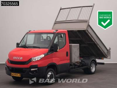 Iveco Daily 35C12 Kipper met Kist Dubbellucht 3,5t Trekhaak Airco Cruise Euro6 Tipper Benne Kieper A/C To en vente par BAS World B.V.