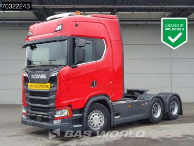 Scania S590 6X4 Retarder 2xTanks Big-Axle ACC Standklima en vente par BAS World B.V.