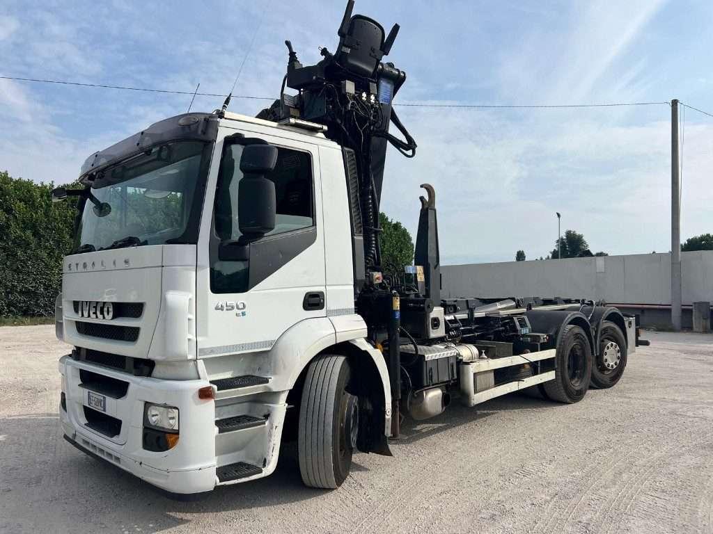 Iveco STRALIS 450 SCARRABILE USATO CON GRU Photo 1
