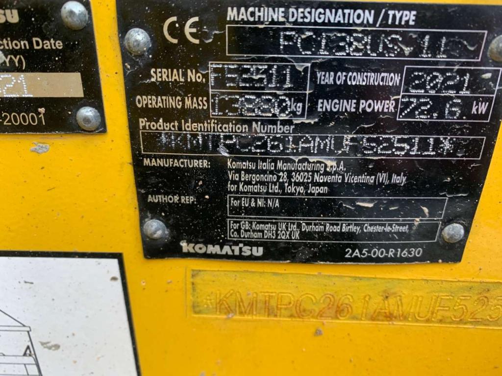 Komatsu PC138US-11 Photo 22