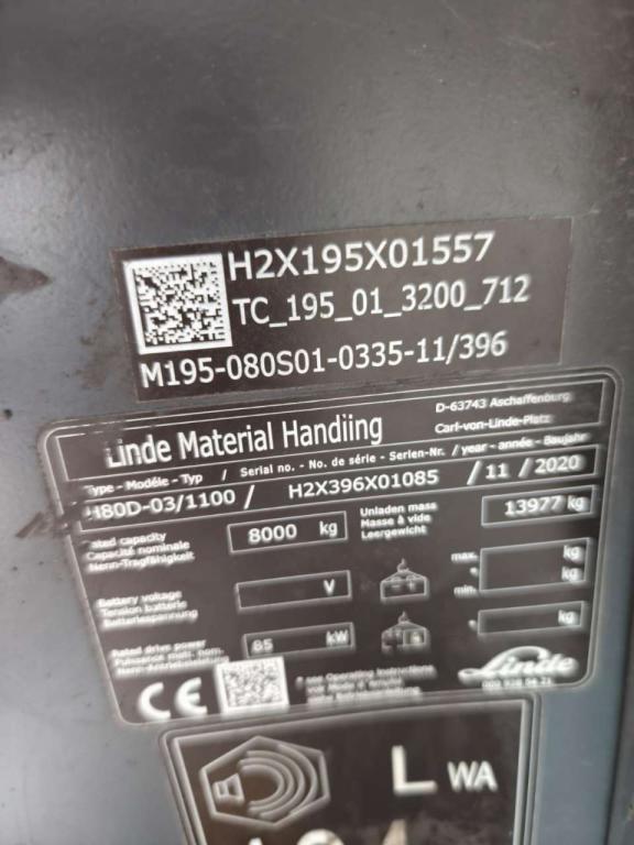 Linde H80D-03/1100 Photo 7
