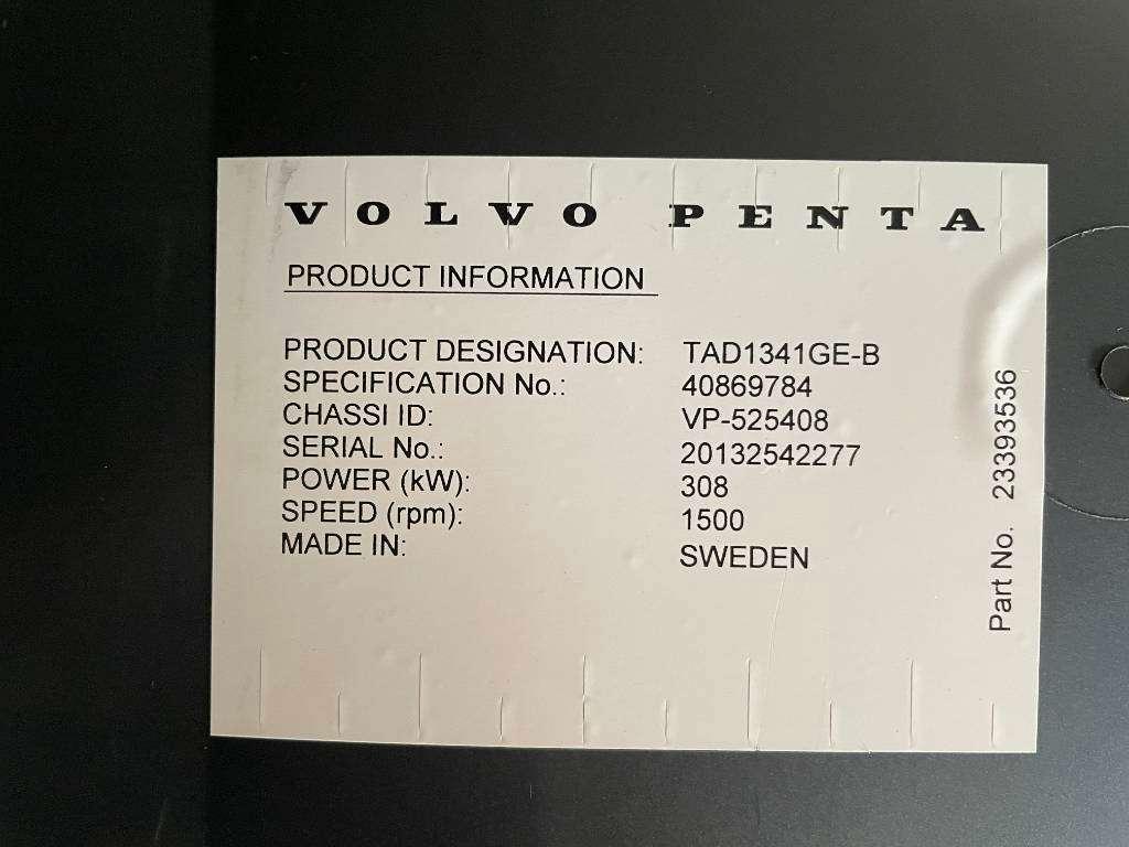 Volvo TAD1341GE - 350 kVA Generator - DPX-18878 Photo 18