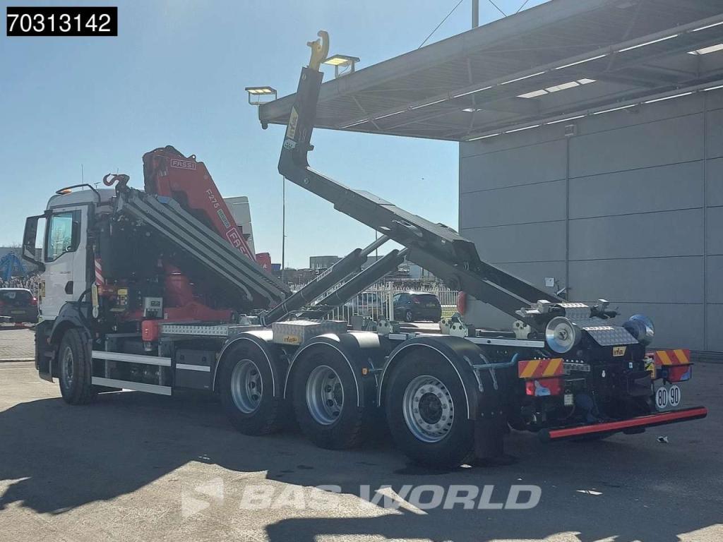 Man TGS 35.480 TGS 8X4 NEW! FASSI F275A Crane + HYVA 26-60 Hooklift Euro 6 Photo 10