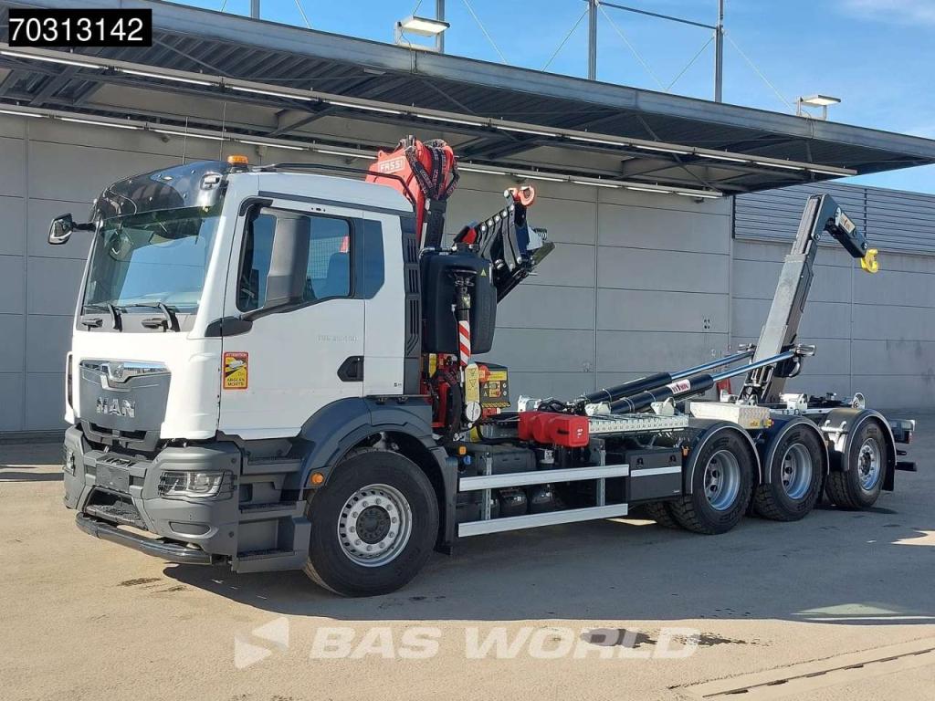 Man TGS 35.480 TGS 8X4 NEW! FASSI F275A Crane + HYVA 26-60 Hooklift Euro 6 Photo 11