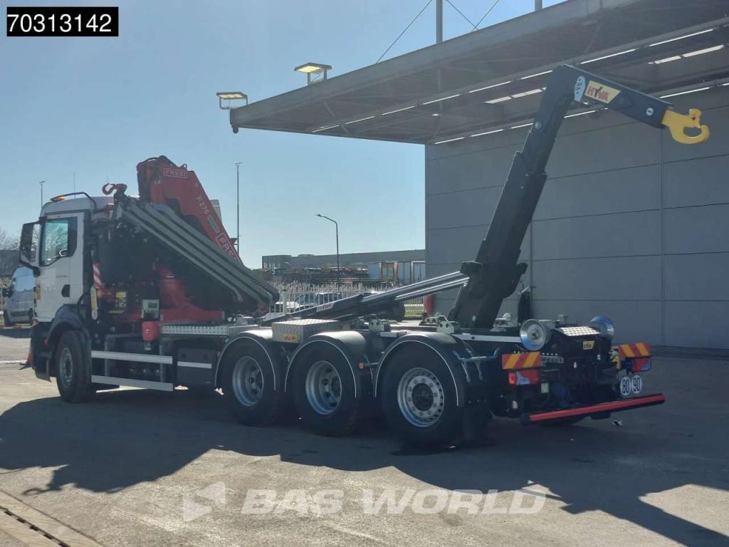 Man TGS 35.480 TGS 8X4 NEW! FASSI F275A Crane + HYVA 26-60 Hooklift Euro 6 Photo 12