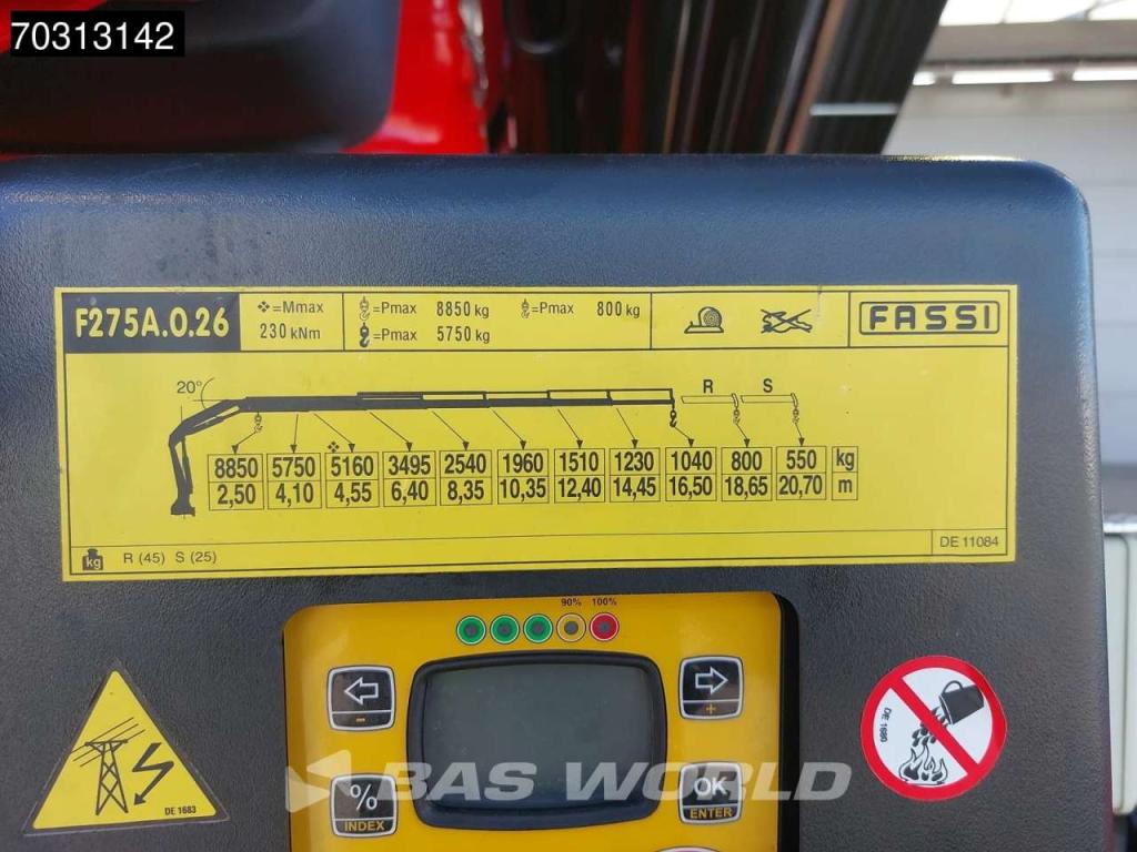Man TGS 35.480 TGS 8X4 NEW! FASSI F275A Crane + HYVA 26-60 Hooklift Euro 6 Photo 29