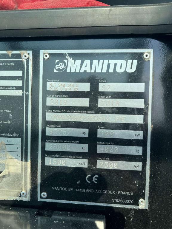 Manitou MLT 940-140V PLUS D Photo 2