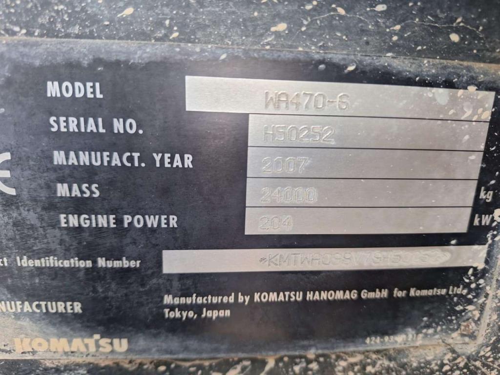 Komatsu WA470-6 Photo 8