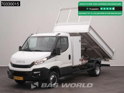 Iveco Daily 35C14 Kipper met Kist Dubbellucht 3,5t Trekhaak Airco Cruise Euro6 Tipper Benne Kieper Airco en vente par BAS World B.V.