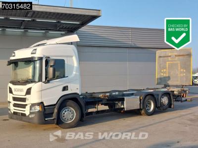 Scania P500 P 6X2 Full Air Zepro 2500kg Ladebordwand Lift-Lenk Asche Retarder Automatic en vente par BAS World B.V.