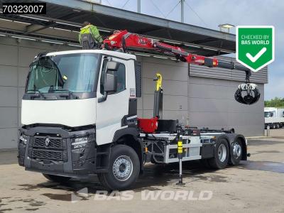 Renault C 480 C 6X2 NEW! Penz Crane 15Z.9.50R HIAB 20S56 containersystem Euro 6 en vente par BAS World B.V.