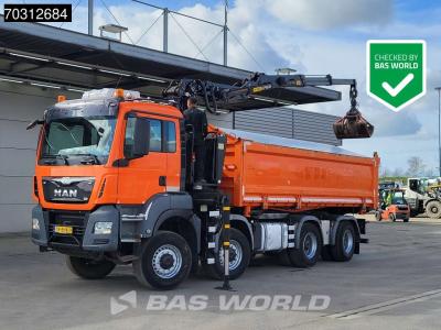 Man TGS 41.440 TGS 8X8 Palfinger Q170Z Crane 8x8 Wide-Spread Euro 6 en vente par BAS World B.V.