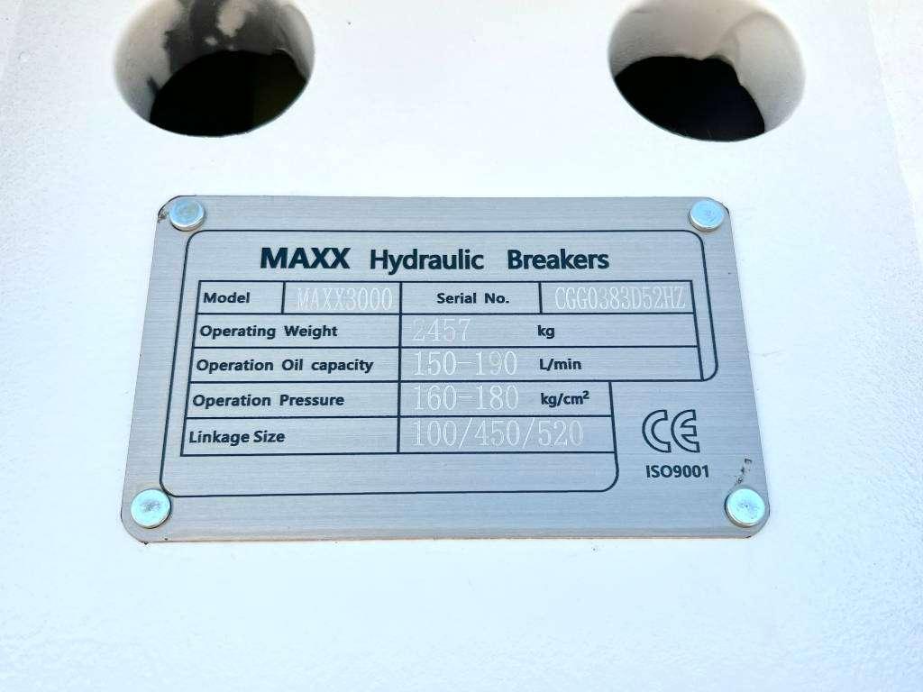 Maxx 3000 hammer / 27-40 Ton / Hydraulic Breaker / Marteau hydraulique Photo 9