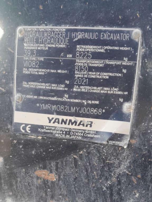 Yanmar VIO82 Photo 6