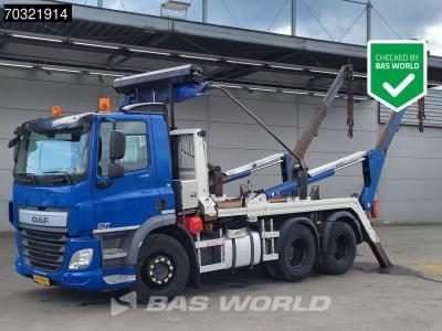 Daf CF 400 6X2 NL-Truck VDL P-18 Absetzkipper Lift-Asche Automatic Euro 6 en vente par BAS World B.V.