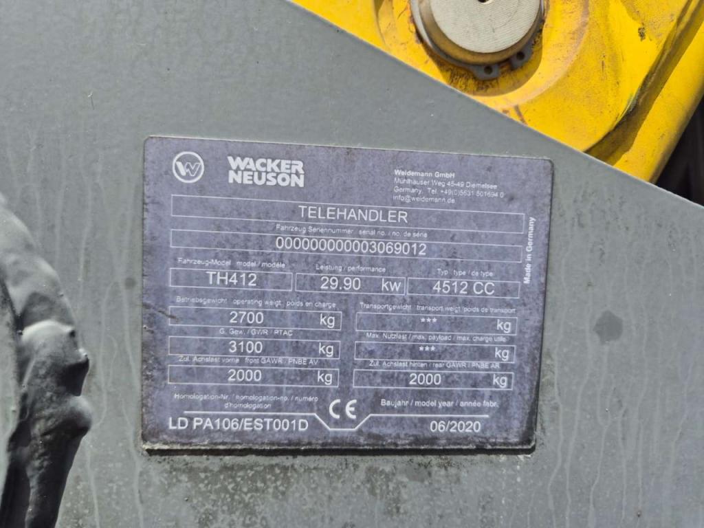 Wacker Neuson TH412 Photo 7